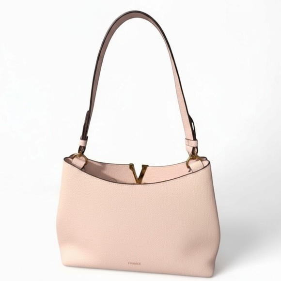 VERSACE Virtus Hobo Handbag/Crossbody w/Branded Dust Bag, NWOT - Picture 6 of 17